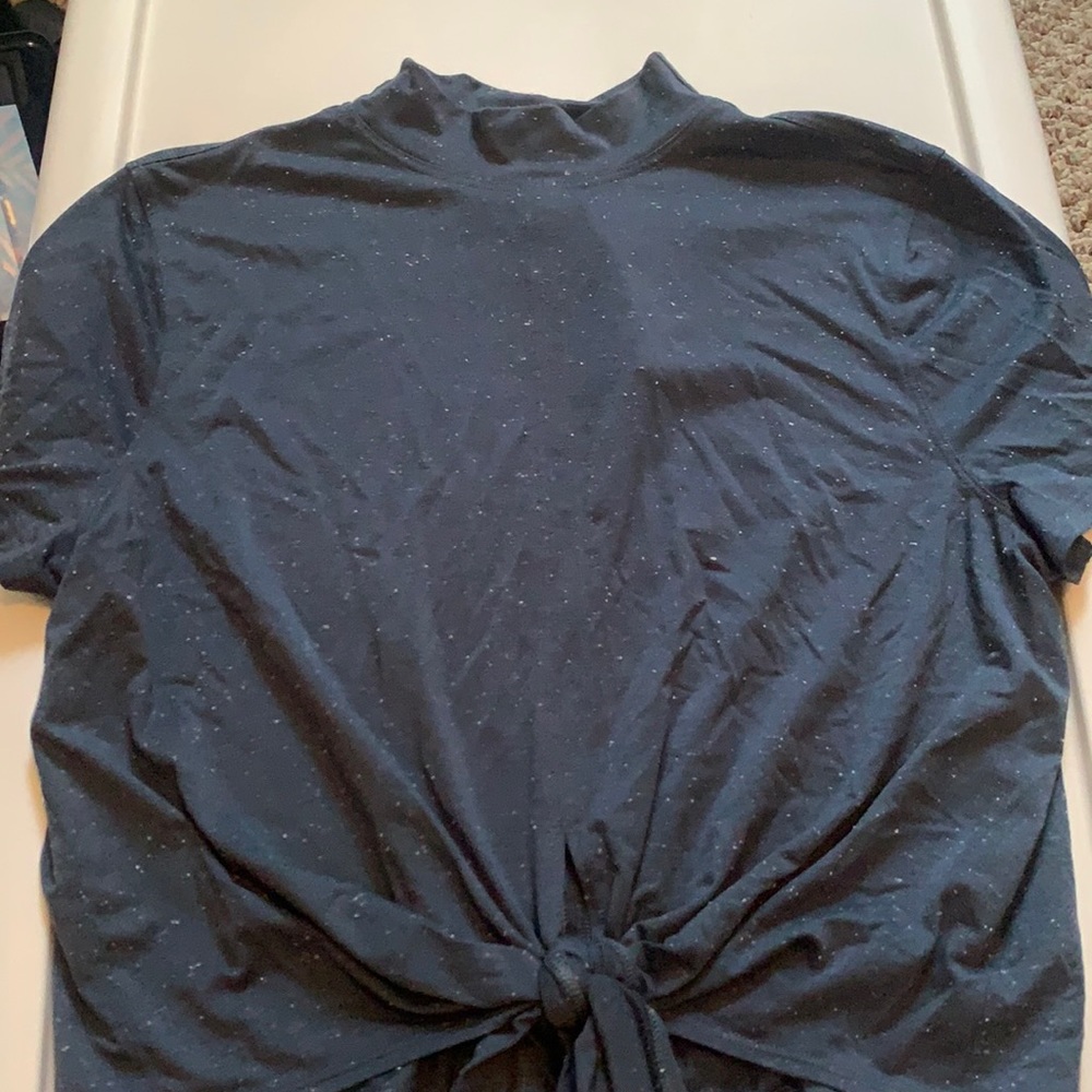 mock neck Lululemon tee